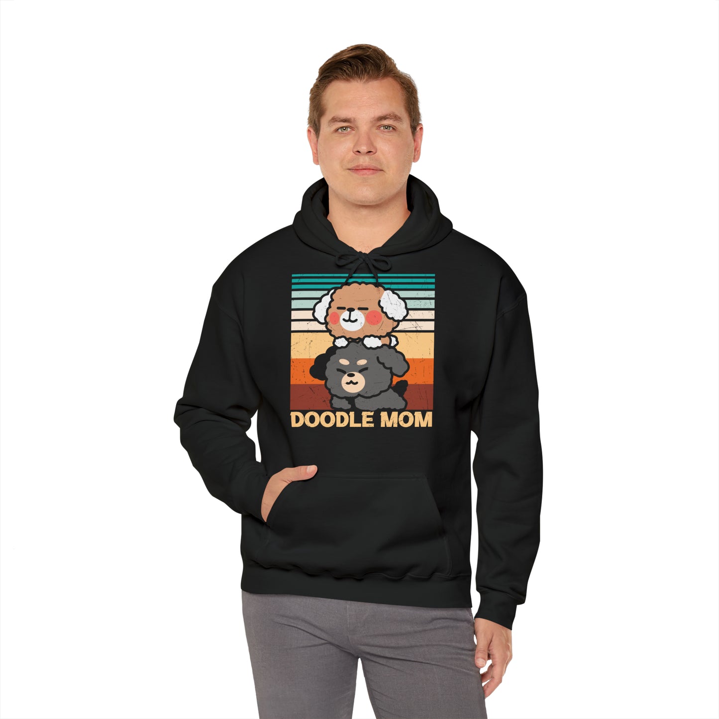 Heavy Blend™ Hooded Sweatshirt "Doodle Mom"