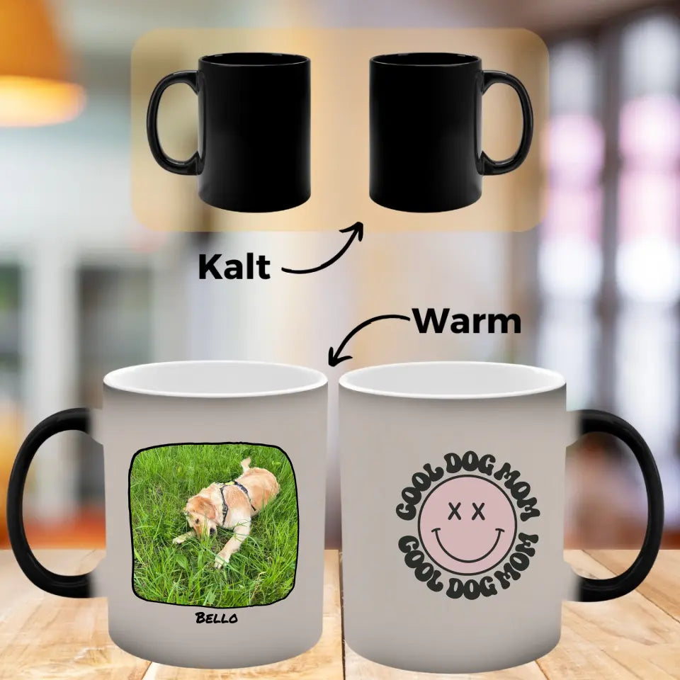 Personalisierte Tasse mit Foto und Spruch Produkte: Magische Fototasse - PAWZLOVE