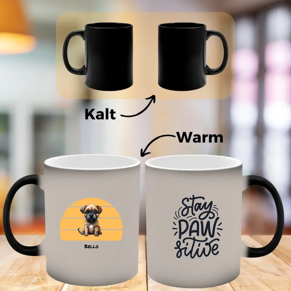 Personalisierte Tasse mit Namen, Spruch und Tierdesign Produkte: Tasse (Magisch) - PAWZLOVE