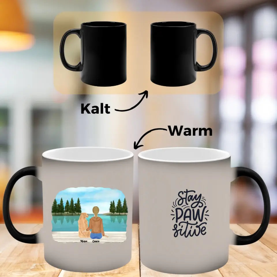 Personalisierte Tasse für Frauchen