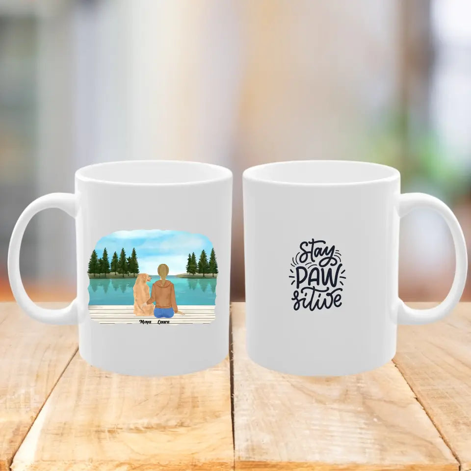 Personalisierte Tasse für Frauchen