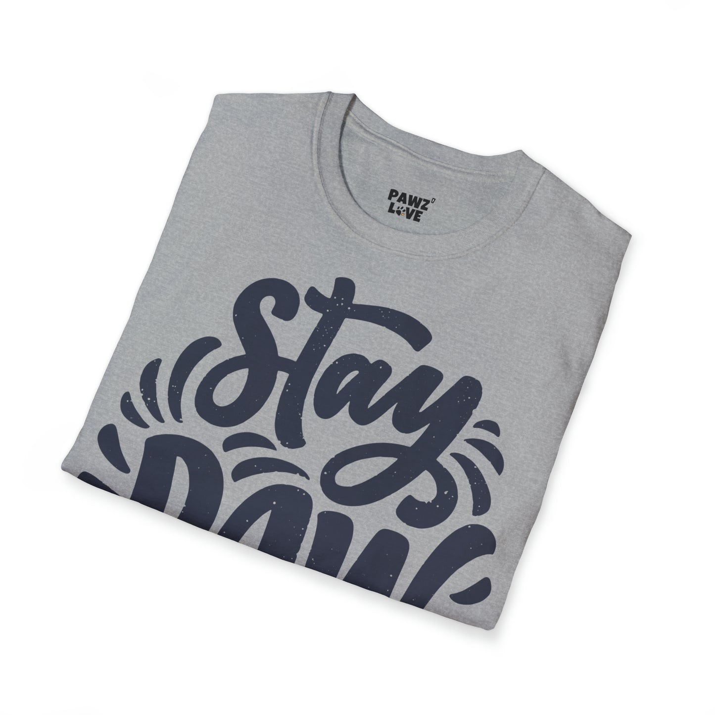 Softstyle T-Shirt "Stay pawsitive"