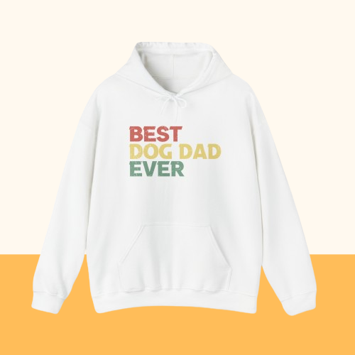 Heavy Blend™ Hooded Sweatshirt "Best Dog Dad ever"