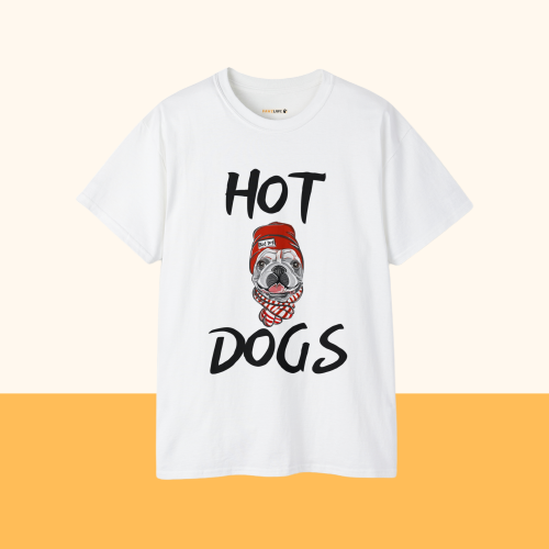 Ultra Baumwolle T-Shirt "HOT DOGS"