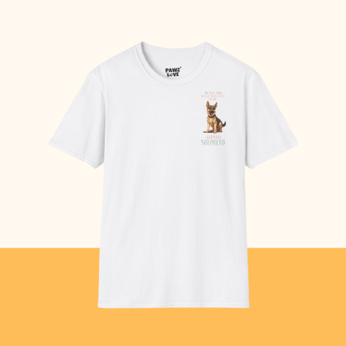 Backprint Softstyle T-Shirt "German Shepherd"