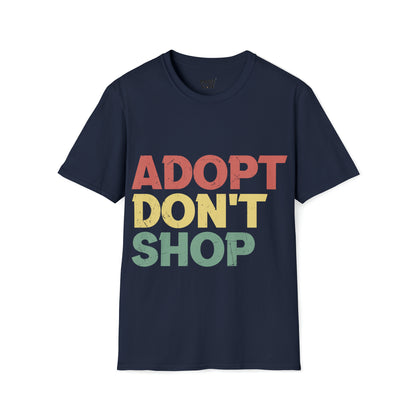 Softstyle T-Shirt "Adopt don't shop"