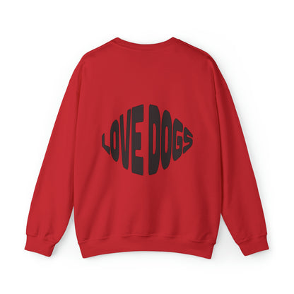 Heavy Blend™ Crewneck Sweatshirt "LOVE DOGS"