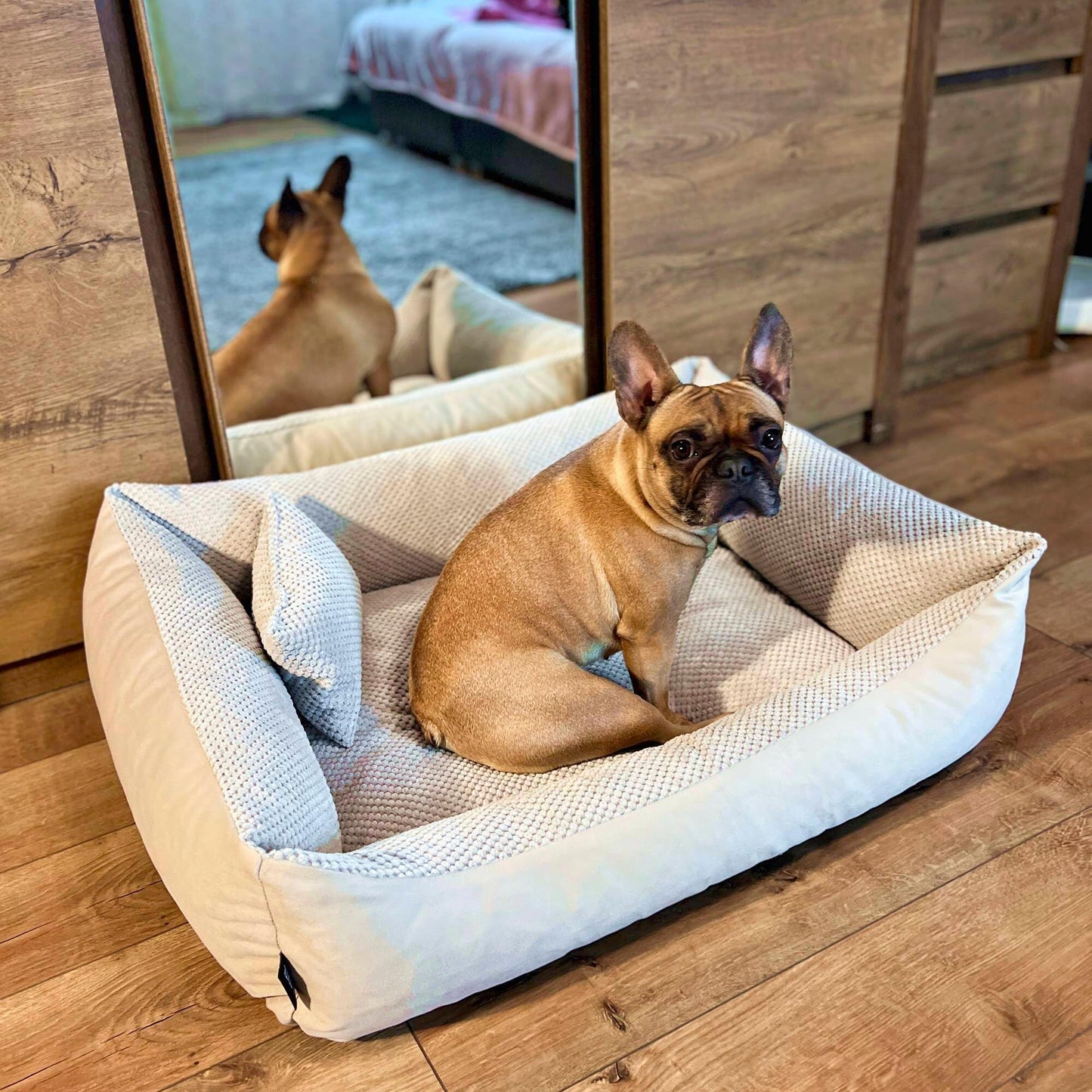 4L Textil Kuscheliges Hundebett für mittelgroße Hunde