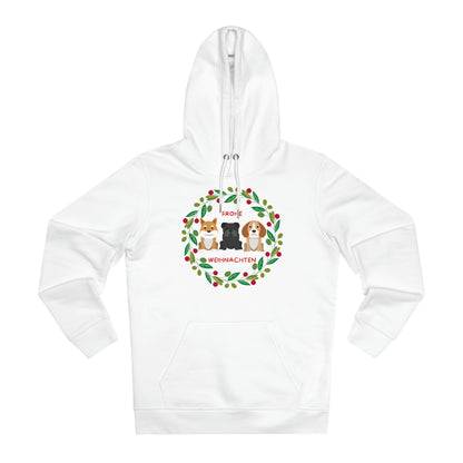 Cruiser Hoodie "Frohe Weihnachten" Farbe: Weiß| Pawzlove