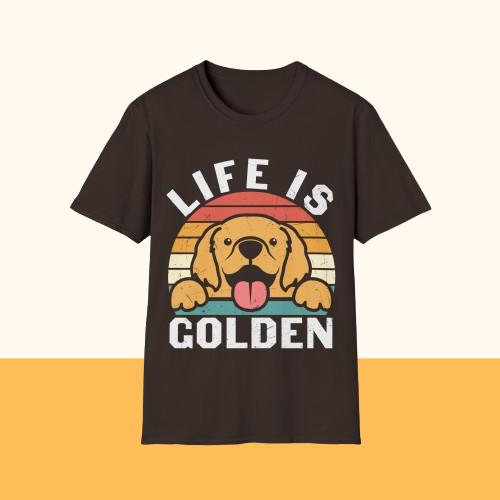 Softstyle T-Shirt "Life is Golden"