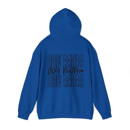 Backprint Heavy Blend™ Hooded Sweatshirt "Dog Mom"