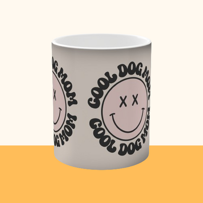 Magische Tasse "Cool Dog Mom" Volumen: 0.33 Liter| Pawzlove