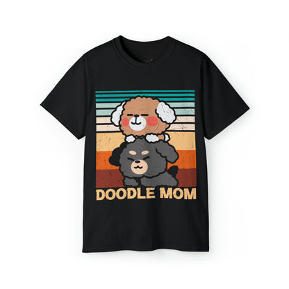 Ultra Baumwolle T-Shirt "DOODLE MOM"