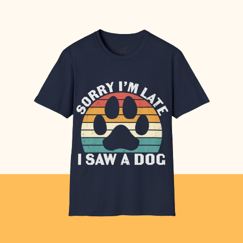 Softstyle T-Shirt "I saw a Dog"