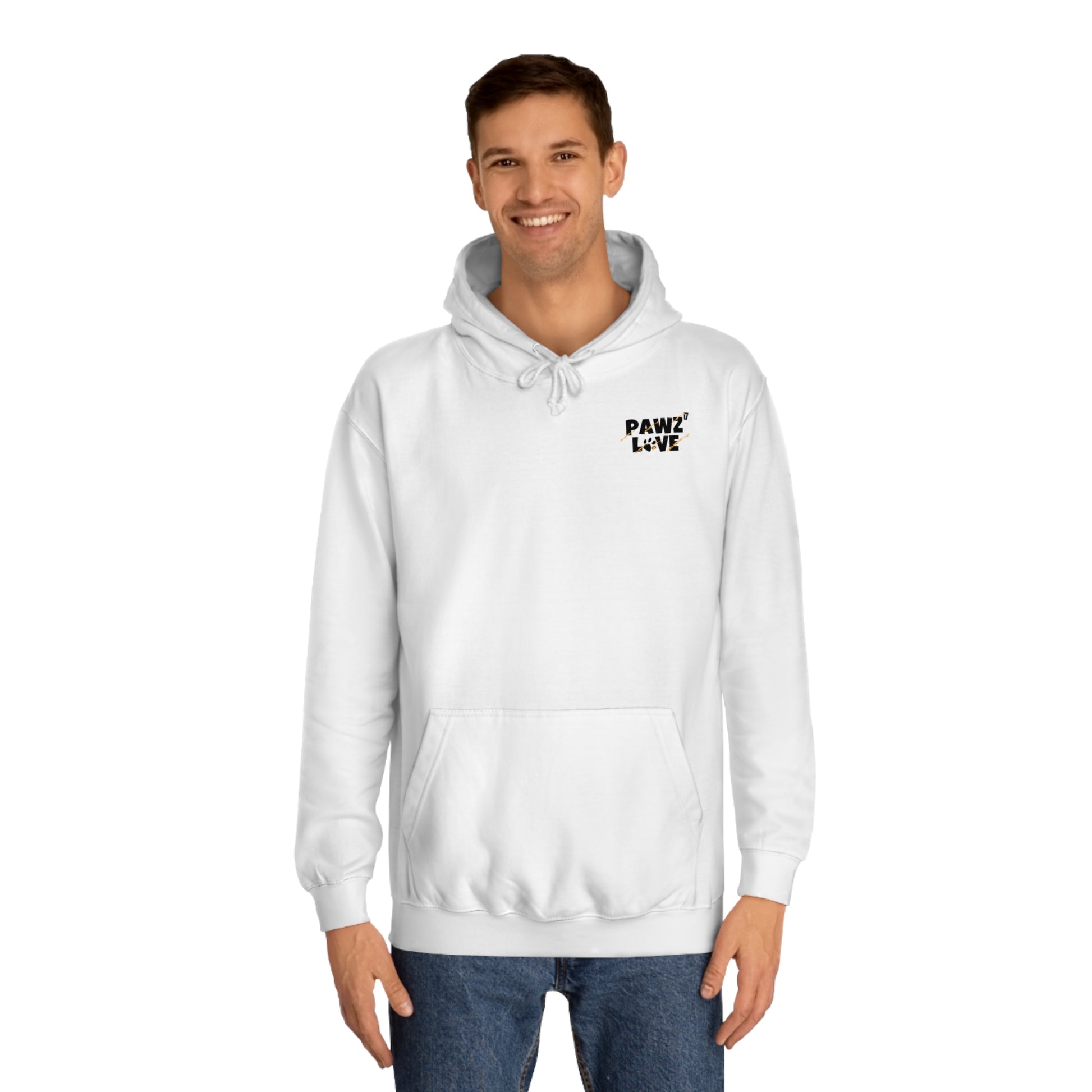 College Hoodie Farbe: Weiß| Pawzlove