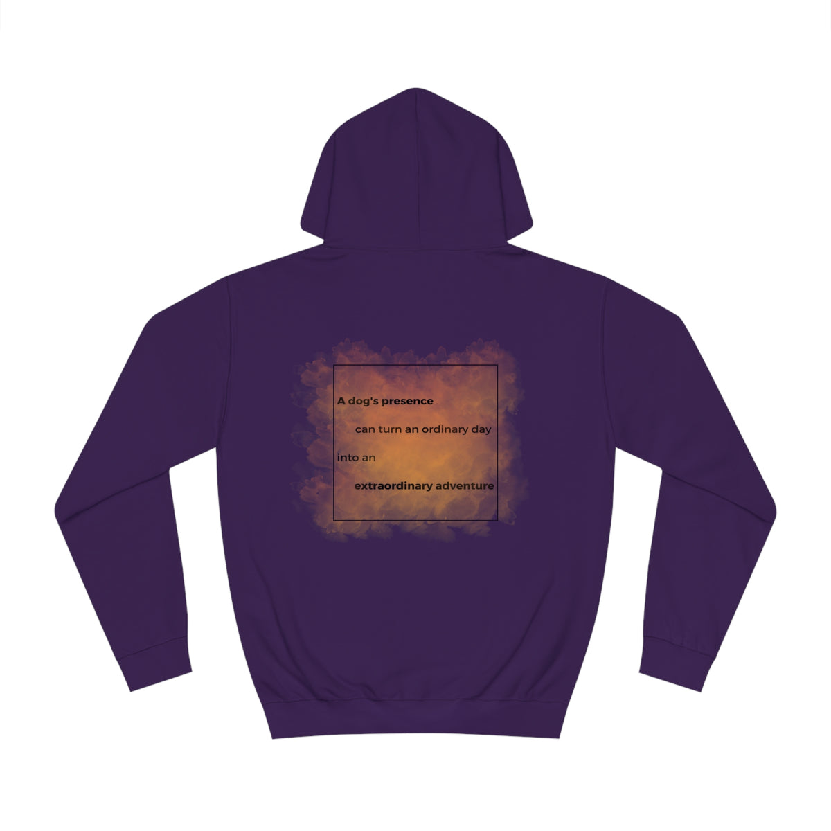 College Hoodie "Dog Adventure" Farbe: Violett| Pawzlove