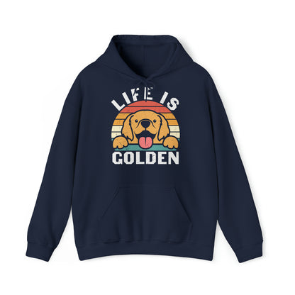 Heavy Blend™ Hooded Sweatshirt "Life is Golden"