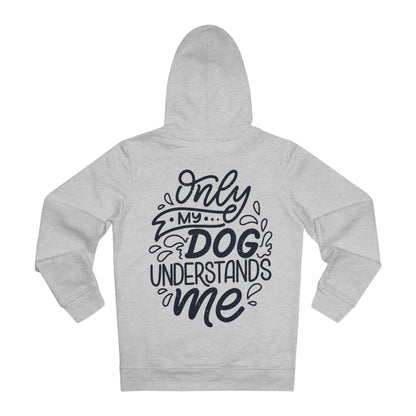 Cruiser Hoodie "Only my Dog understands me" Farbe: Heather Grau| Pawzlove