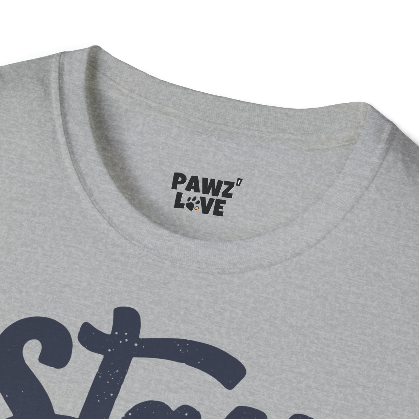 Softstyle T-Shirt "Stay pawsitive"