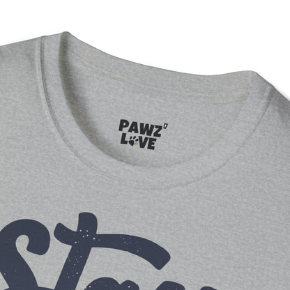 Softstyle T-Shirt "Stay pawsitive"