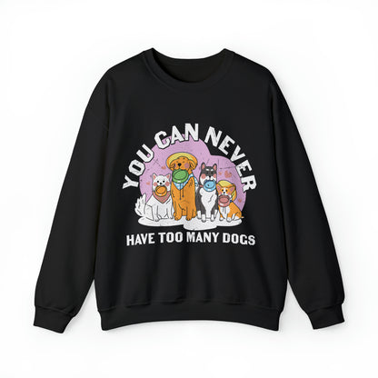 Crewneck Sweatshirt "Many Dogs"