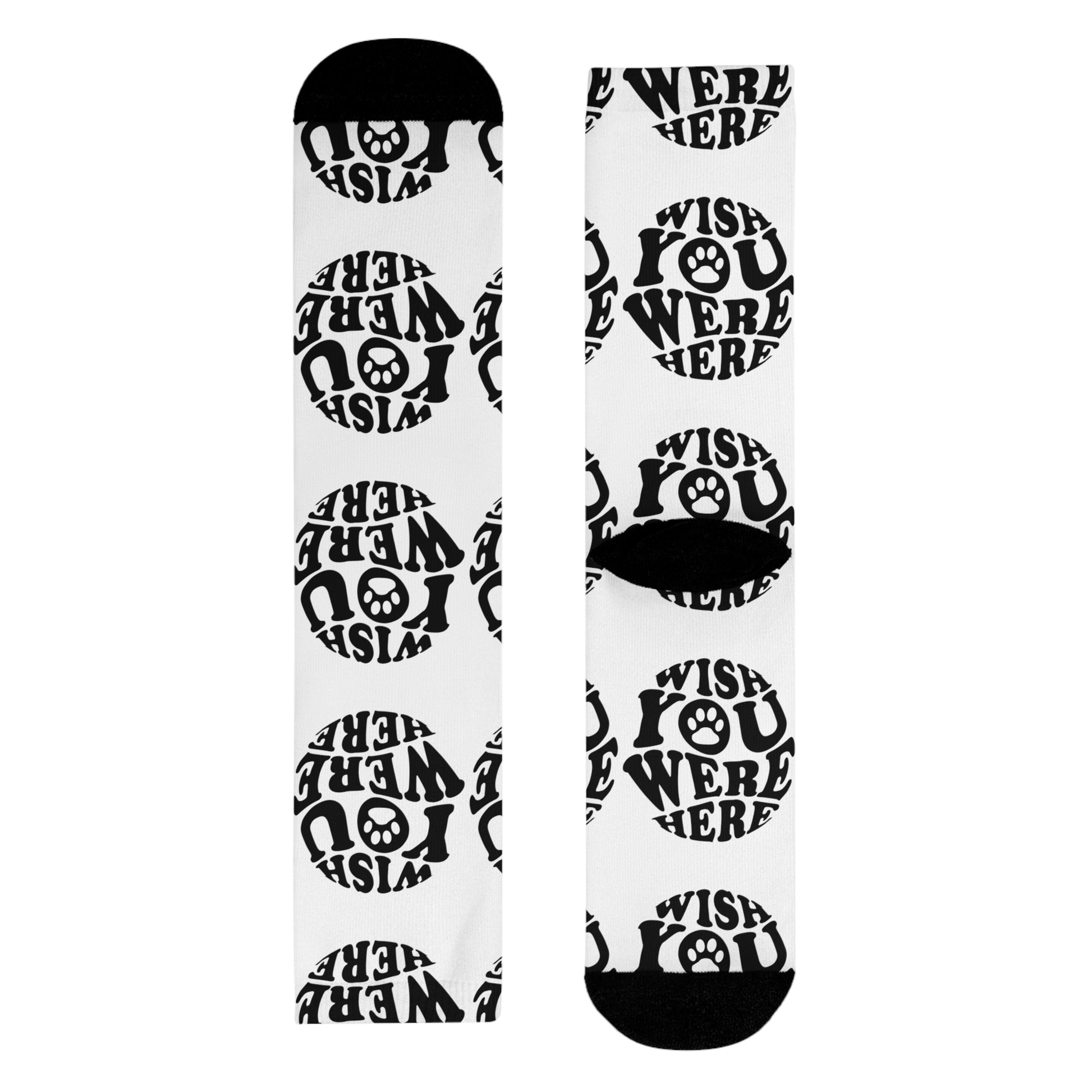 Socken "WISH YOU WERE HERE" Size: S| Pawzlove