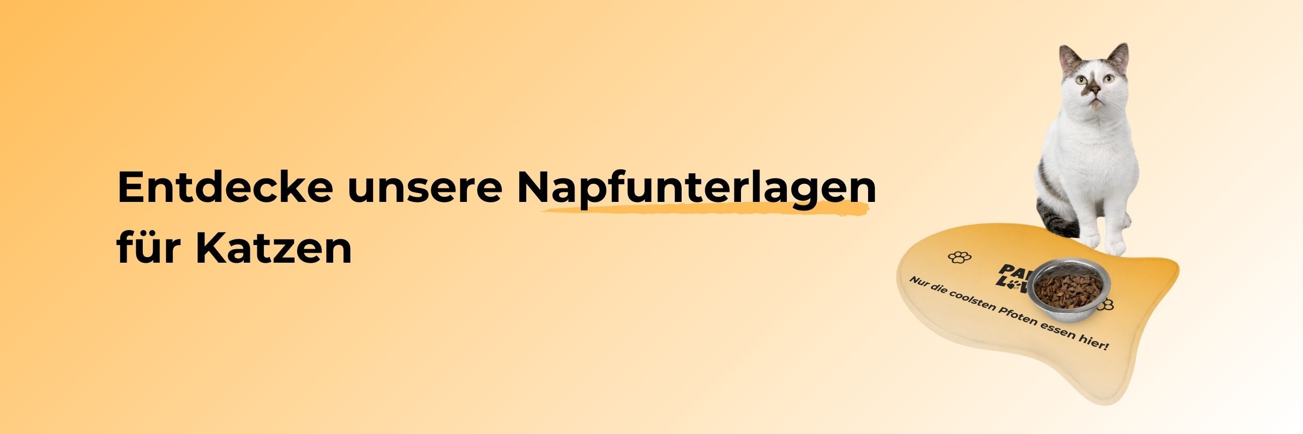 Napfunterlage Katze