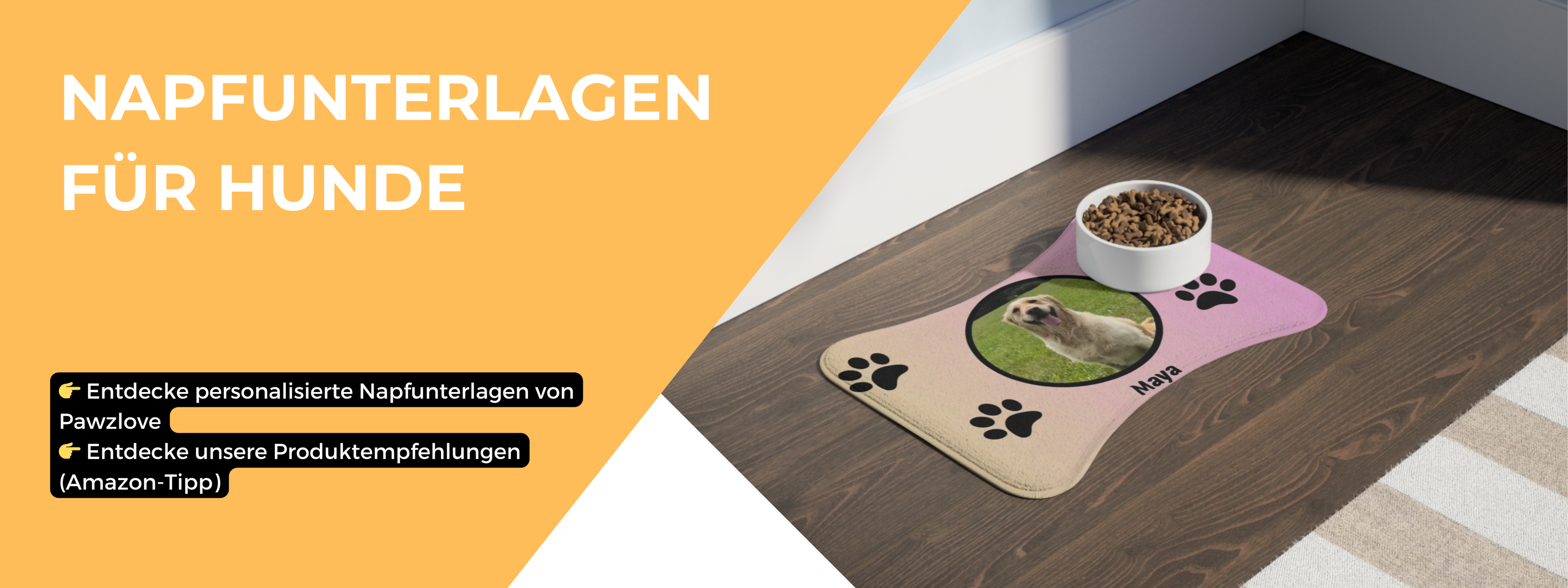 Napfunterlage für deinen Hund 