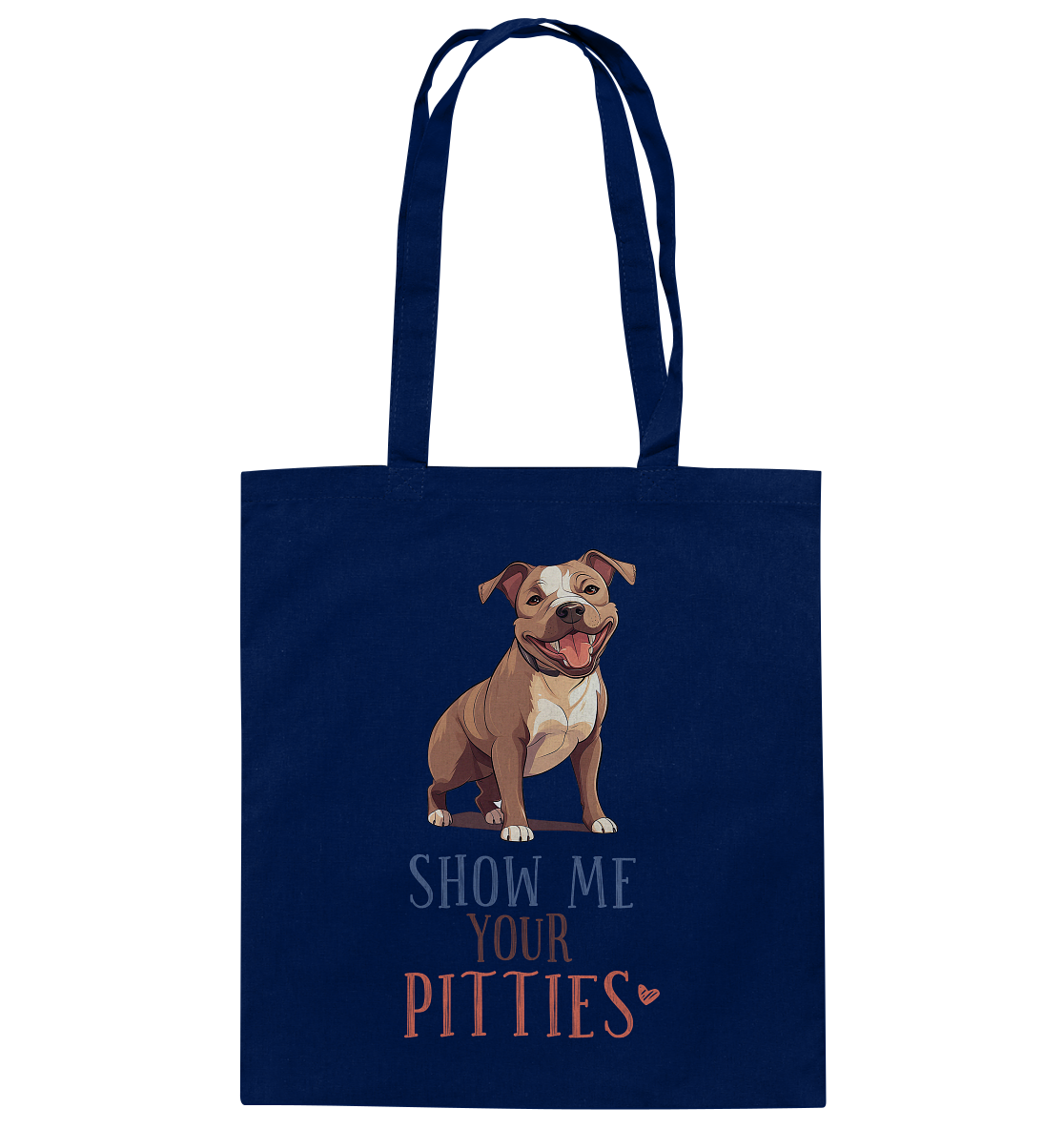 Baumwolltasche "Pitties" Farbe: Weiß| Pawzlove