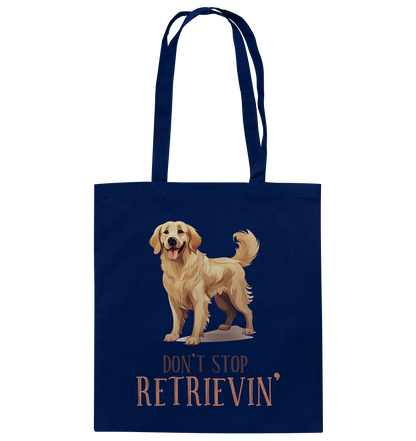 Baumwolltasche "Don't stop Retrievin'" Farbe: Weiß| Pawzlove