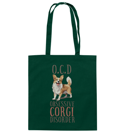 Baumwolltasche "Corgi" Farbe: Weiß| Pawzlove