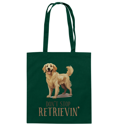 Baumwolltasche "Don't stop Retrievin'" Farbe: Weiß| Pawzlove