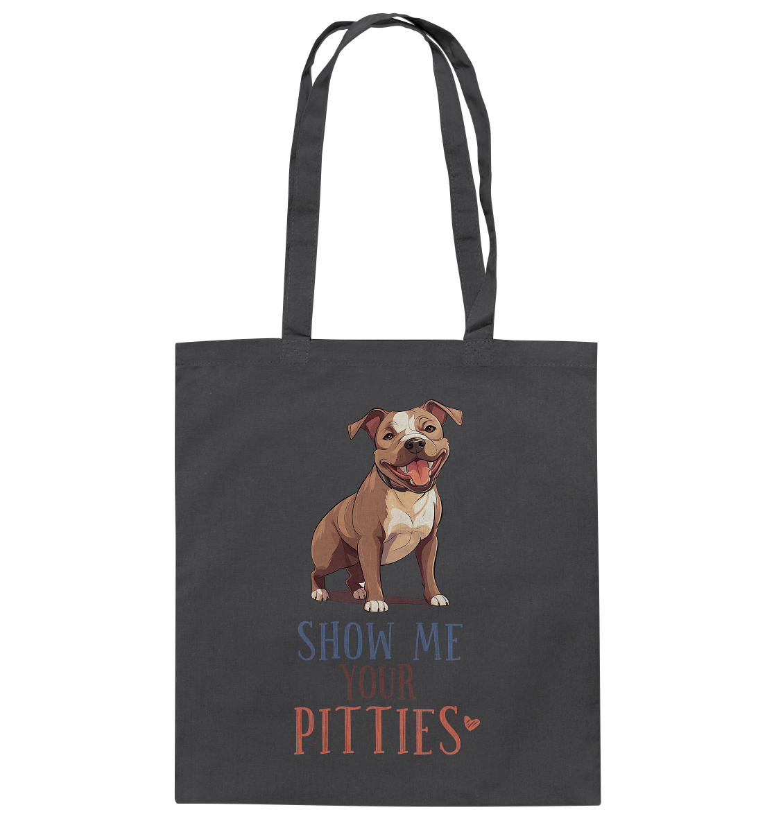 Baumwolltasche "Pitties" Farbe: Weiß| Pawzlove