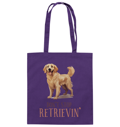 Baumwolltasche "Don't stop Retrievin'" Farbe: Weiß| Pawzlove