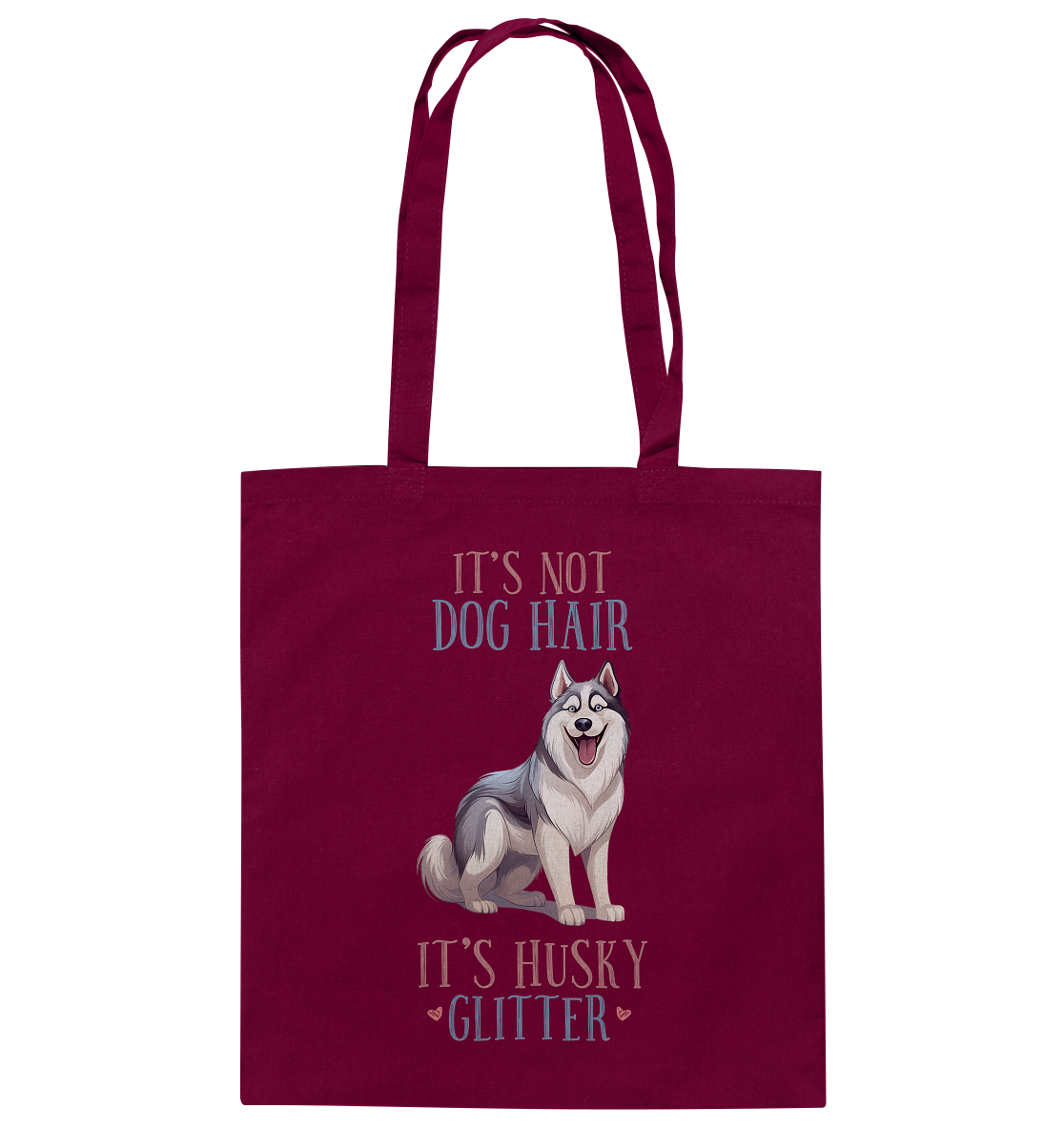 Baumwolltasche "Husky" Farbe: Weiß| Pawzlove