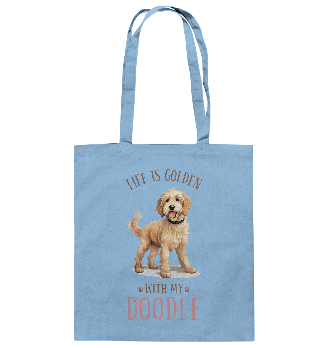 Baumwolltasche "Doodle" Farbe: Weiß| Pawzlove