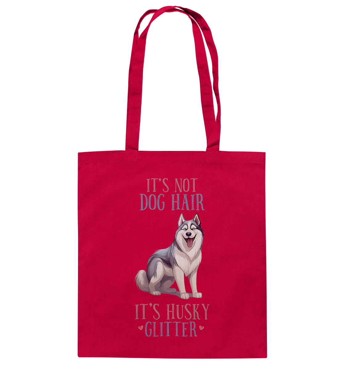 Baumwolltasche "Husky" Farbe: Weiß| Pawzlove