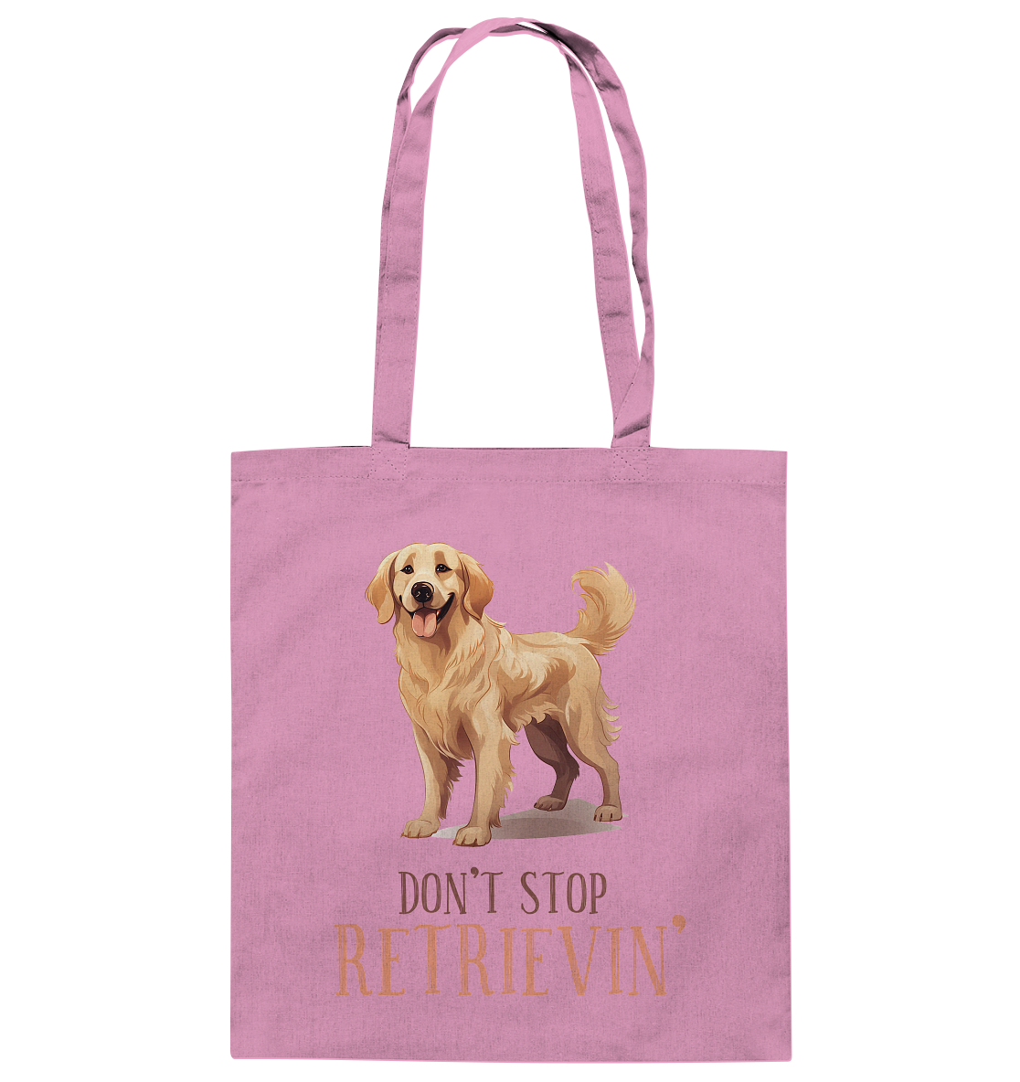 Baumwolltasche "Don't stop Retrievin'" Farbe: Weiß| Pawzlove