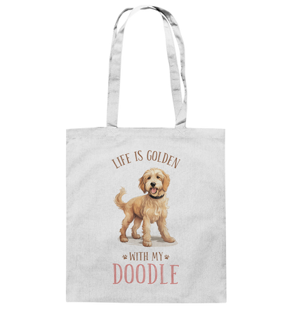 Baumwolltasche "Doodle" Farbe: Weiß| Pawzlove