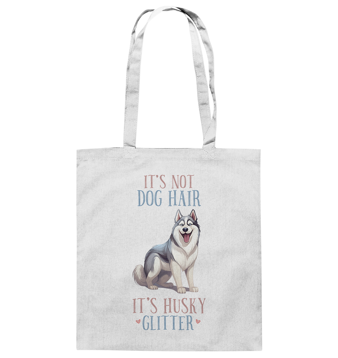 Baumwolltasche "Husky" Farbe: Weiß| Pawzlove