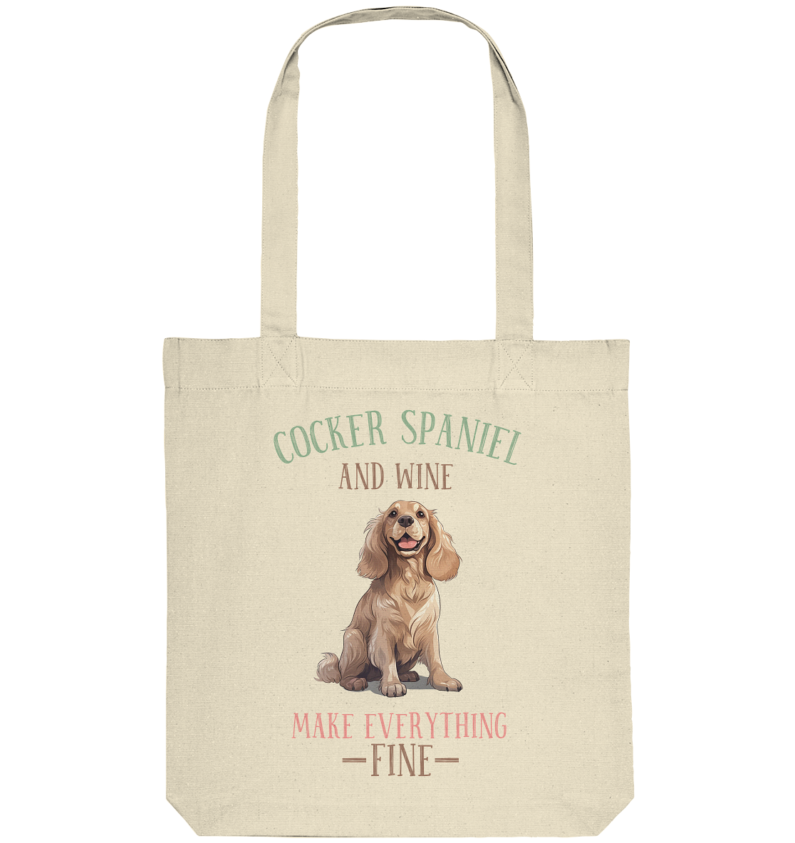 Klassische Tragetasche "Cocker Spaniel"