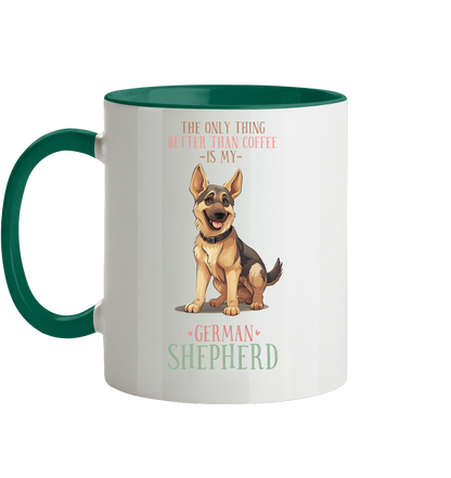 Zweifarbige Tasse "Shepherd" Farbe: Altrosa| Pawzlove