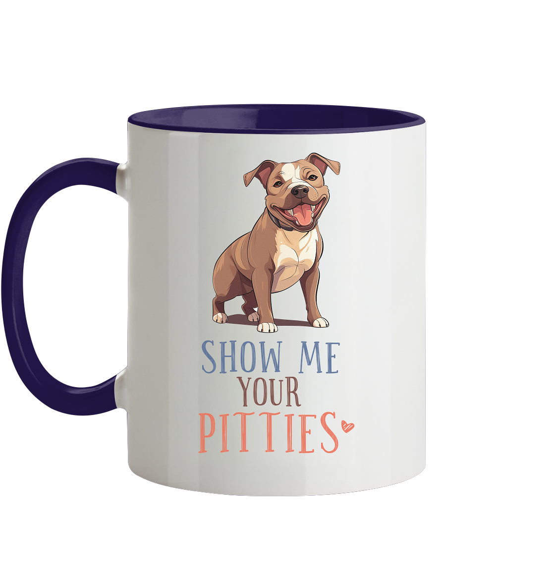 Zweifarbige Tasse "Pitties"