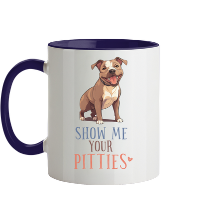 Zweifarbige Tasse "Pitties"