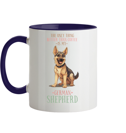 Zweifarbige Tasse "Shepherd" Farbe: Altrosa| Pawzlove