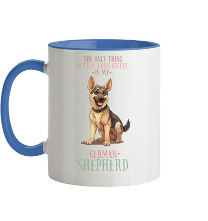 Zweifarbige Tasse "Shepherd" Farbe: Altrosa| Pawzlove