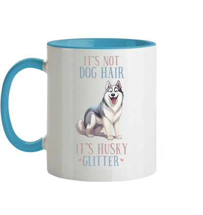 Zweifarbige Tasse "Husky"