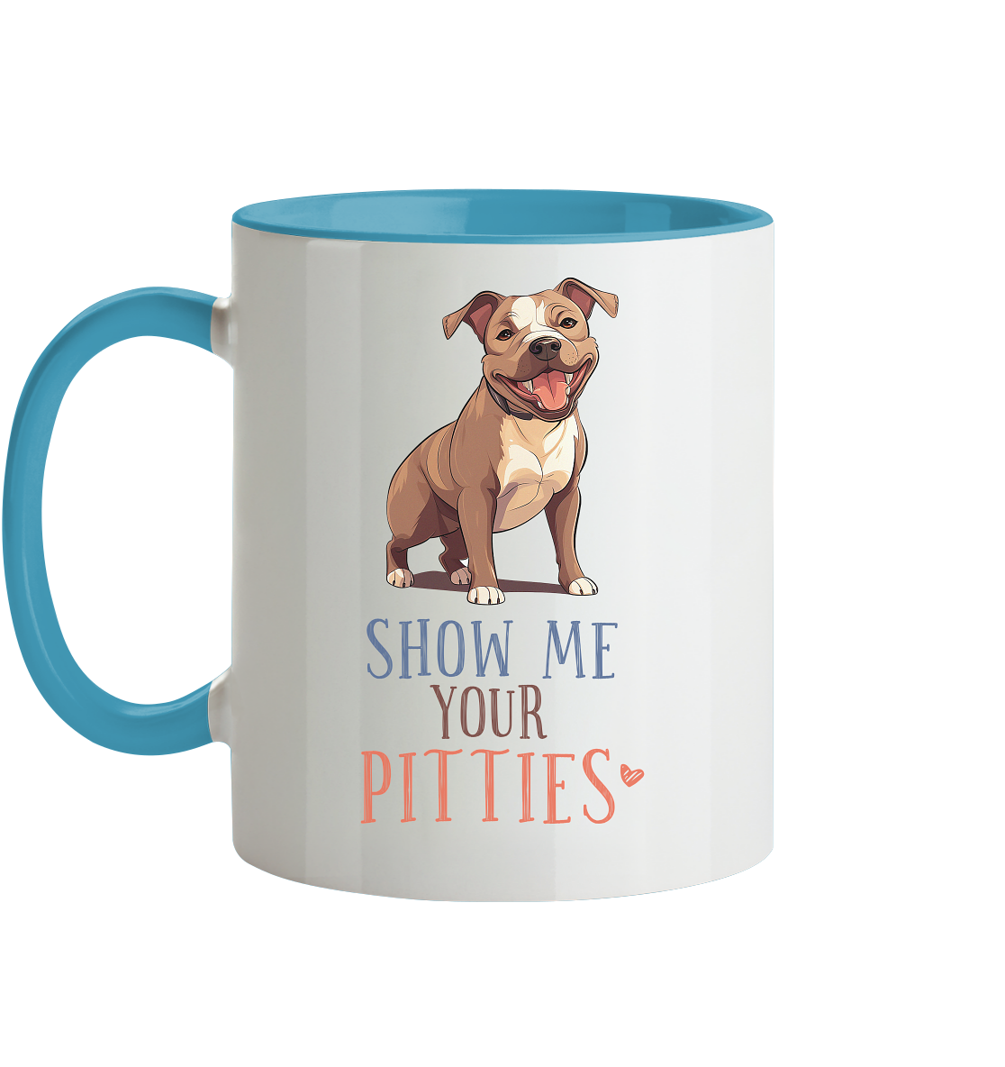 Zweifarbige Tasse "Pitties"