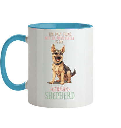 Zweifarbige Tasse "Shepherd" Farbe: Altrosa| Pawzlove