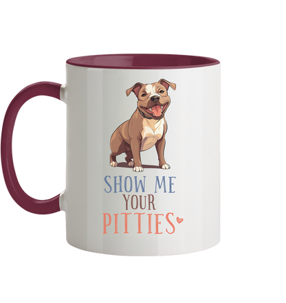 Zweifarbige Tasse "Pitties"